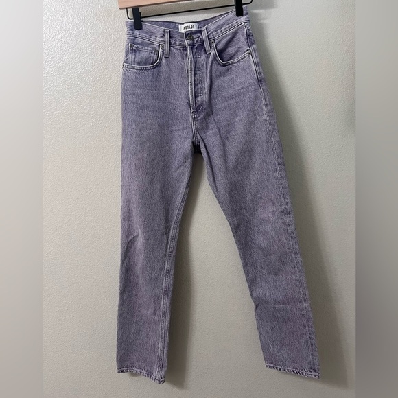 Agolde 90’s Pinch Waist Jean Ashberry Purple Size 23 - Picture 3 of 14